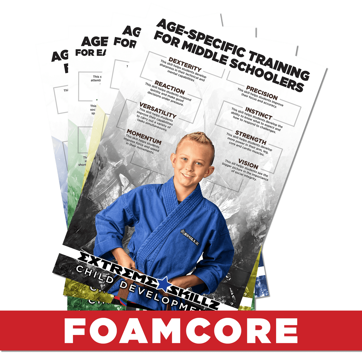 Age Specific 4 Pack - 1/2" Foamcore
