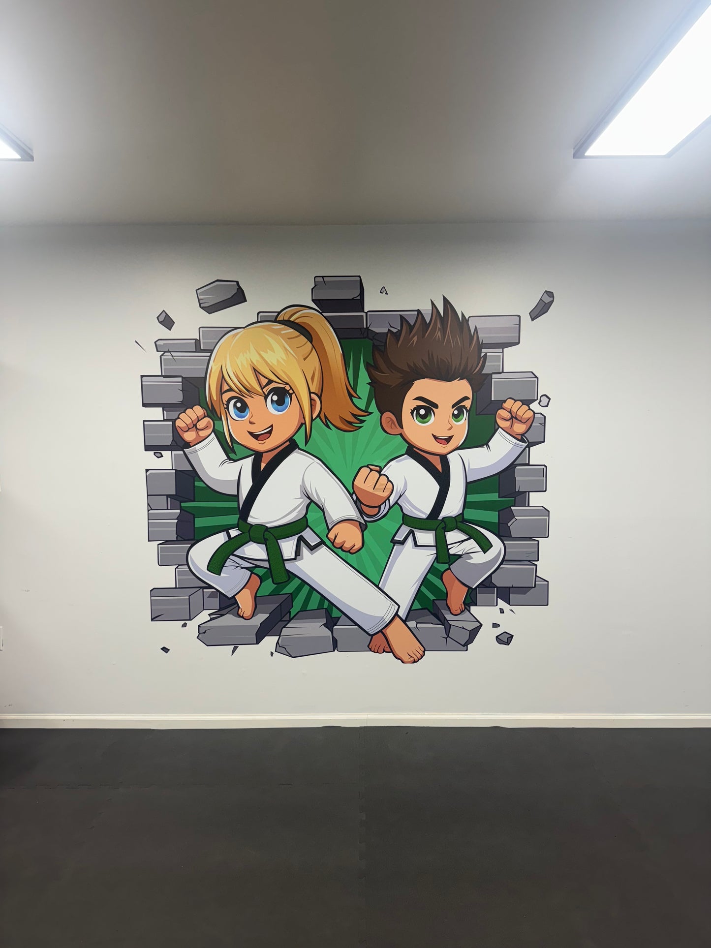 Super Ninjas Wall Graphic